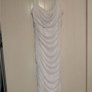 White rouched dress (worn once)